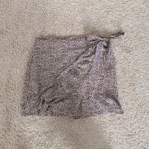 Leopard Wrap Skirt
